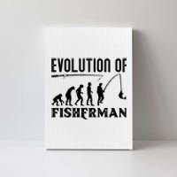 Evolution Of The Fishman Funny Fisherman Canvas