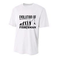 Evolution Of The Fishman Funny Fisherman Youth Performance Sprint T-Shirt