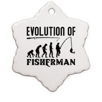 Evolution Of The Fishman Funny Fisherman Ceramic Star Ornament