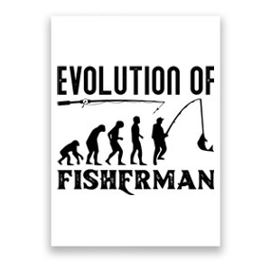 Evolution Of The Fishman Funny Fisherman Poster