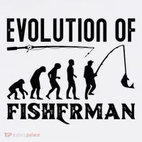 Evolution Of The Fishman Funny Fisherman Tank Top