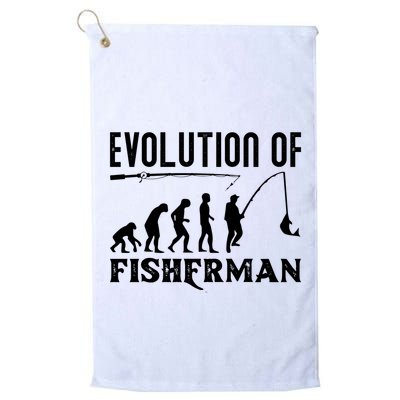 Evolution Of The Fishman Funny Fisherman Golf Towel