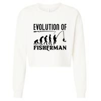 Evolution Of The Fishman Funny Fisherman Cropped Pullover Crew