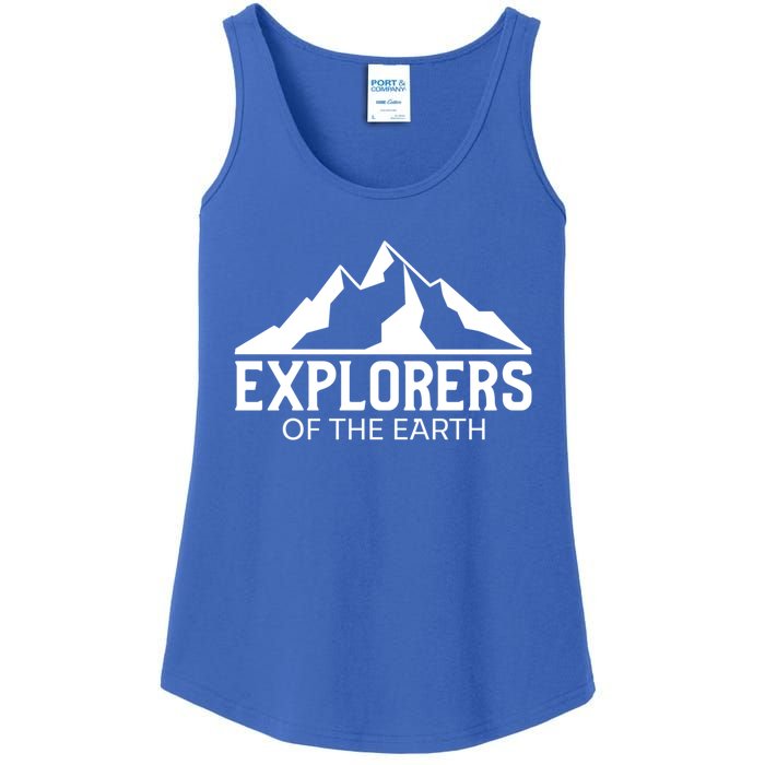 Explorers Of The Earth For Nature Lovers Illustration Gift Ladies Essential Tank