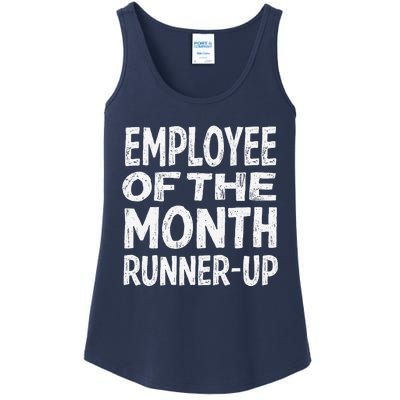 Employee Of The Month Runnerup Funny Office Humor Ladies Essential Tank