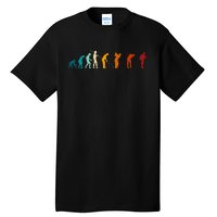 Evolution Of The Golfing Man Tall T-Shirt