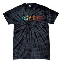 Evolution Of The Golfing Man Tie-Dye T-Shirt