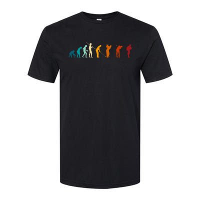 Evolution Of The Golfing Man Softstyle CVC T-Shirt