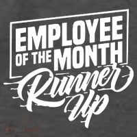 Employee Of The Month Runner Up Vector Backpack