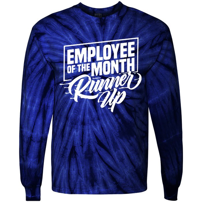 Employee Of The Month Runner Up Hi Vis Hi Viz Tie-Dye Long Sleeve Shirt