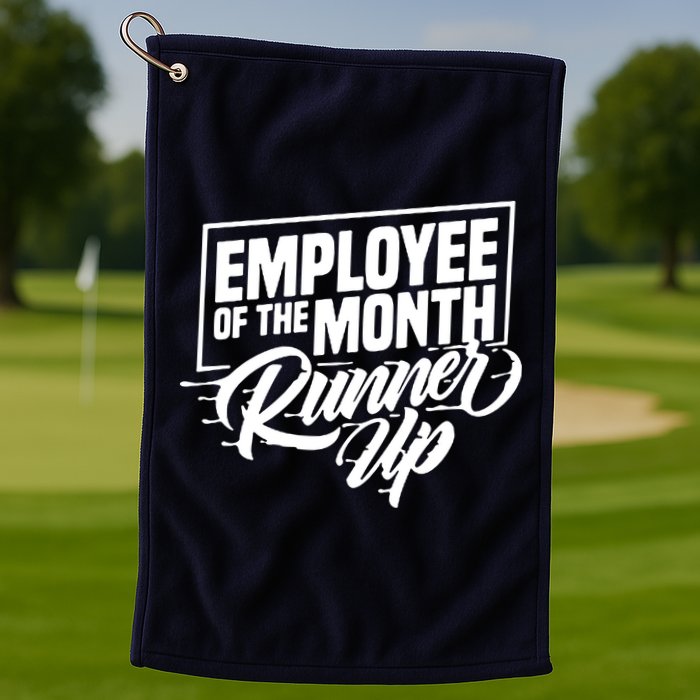 Employee Of The Month Runner Up Golf Towel