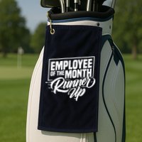 Employee Of The Month Runner Up Golf Towel