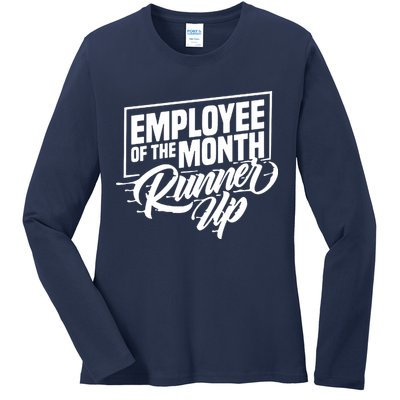 Employee Of The Month Runner Up Ladies Long Sleeve Shirt