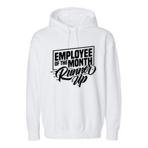 Employee Of The Month Runner Up Hi Vis Hi Viz Garment-Dyed Fleece Hoodie