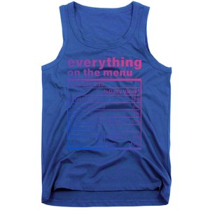 Everything On The U Nutrition Facts Thanksgiving Food Great Gift Tank Top