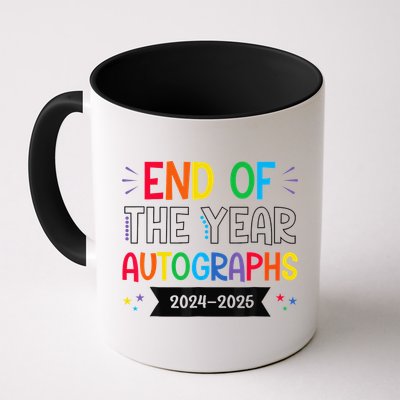 End Of The Year Autographs 20242025 Last Day Of School Mug