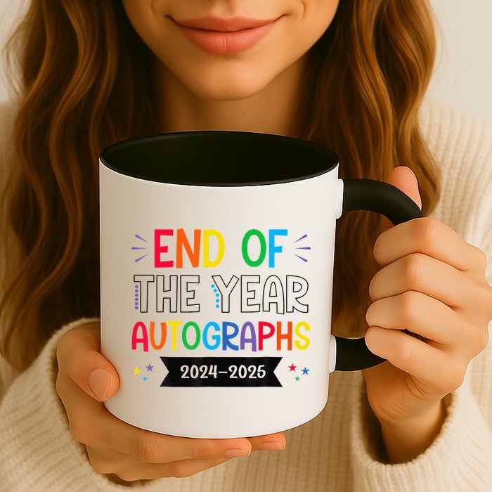 End Of The Year Autographs 20242025 Last Day Of School Mug