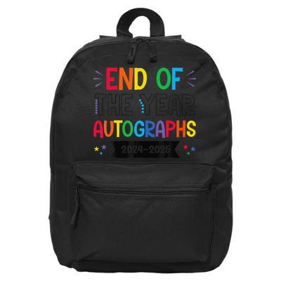 End Of The Year Autographs 20242025 Last Day Of School 16 in Basic Backpack