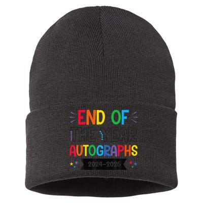 End Of The Year Autographs 20242025 Last Day Of School Sustainable Knit Beanie