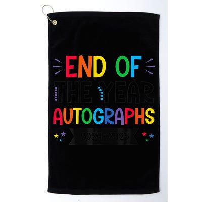 End Of The Year Autographs 20242025 Last Day Of School Golf Towel