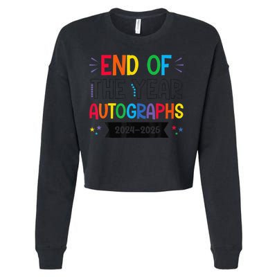 End Of The Year Autographs 20242025 Last Day Of School Cropped Pullover Crew