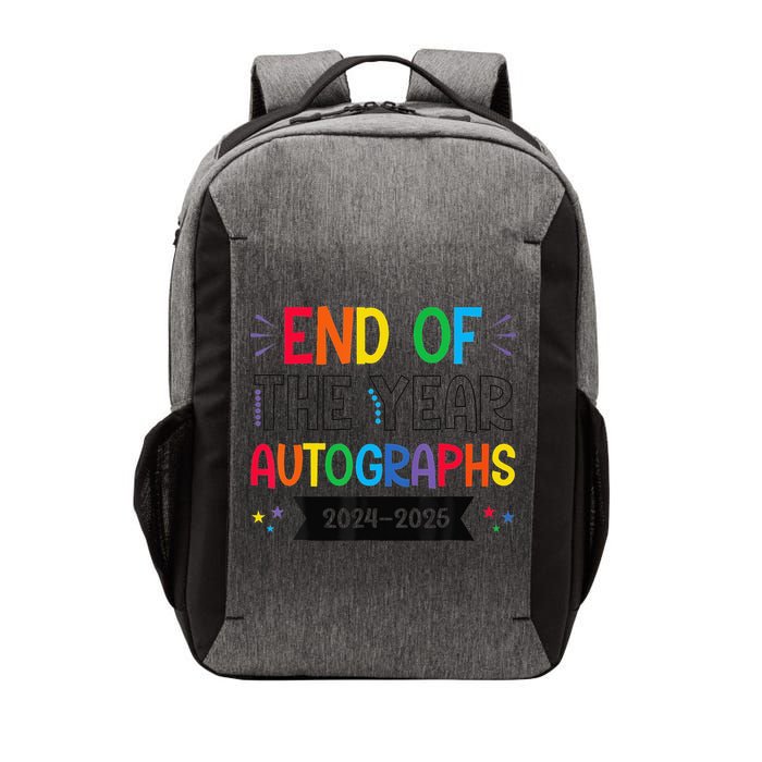 End Of The Year Autographs 20242025 Last Day Of School Vector Backpack