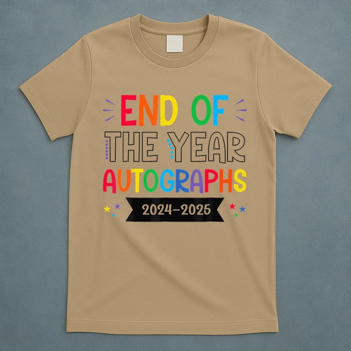 End Of The Year Autographs 20242025 Last Day Of School T-Shirt
