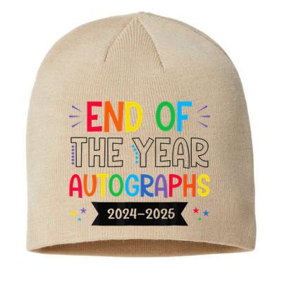 End Of The Year Autographs 20242025 Last Day Of School Sustainable Beanie