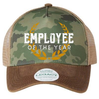 Employee Of The Year Office Work Legacy Tie Dye Trucker Hat