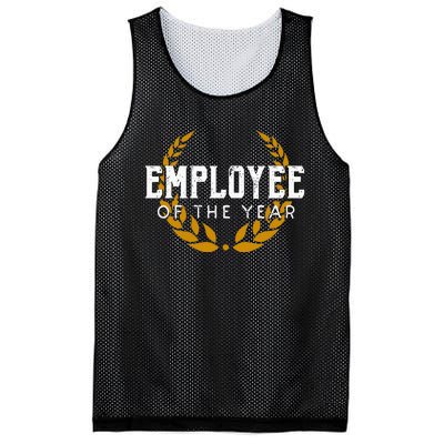 Employee Of The Year Office Work Mesh Reversible Basketball Jersey Tank