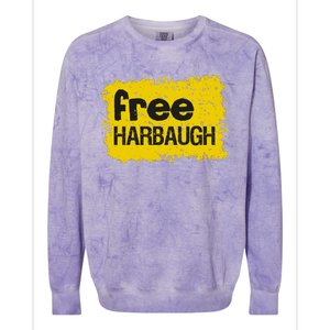 Eat Off The Floor Trending Free Harbaugh Colorblast Crewneck Sweatshirt