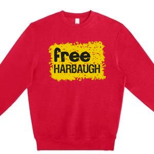 Eat Off The Floor Trending Free Harbaugh Premium Crewneck Sweatshirt