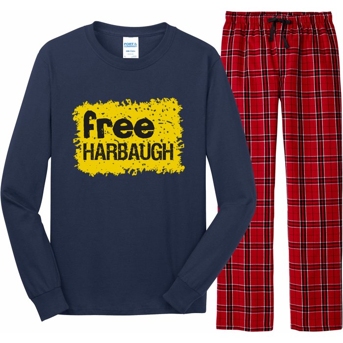 Eat Off The Floor Trending Free Harbaugh Long Sleeve Pajama Set