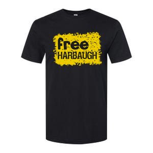 Eat Off The Floor Trending Free Harbaugh Softstyle CVC T-Shirt