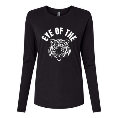 Eye Of The Tiger Inspirational Quote Workout Fitness Gift Womens Cotton Relaxed Long Sleeve T-Shirt