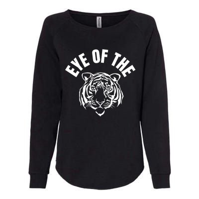 Eye Of The Tiger Inspirational Quote Workout Fitness Gift Womens California Wash Sweatshirt