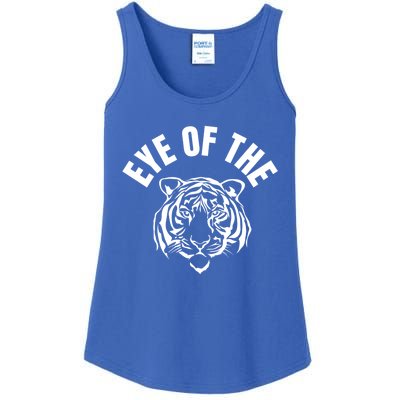 Eye Of The Tiger Inspirational Quote Workout Fitness Gift Ladies Essential Tank