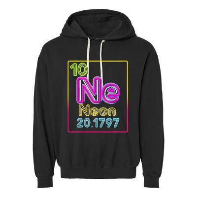 Element Of The Chemistry Periodic Table For Scientists Garment-Dyed Fleece Hoodie