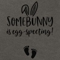Easter Pregnancy Announcement Somebunny Is Eggspecting Cotton Canvas Backpack