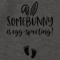 Easter Pregnancy Announcement Somebunny Is Eggspecting Vector Backpack