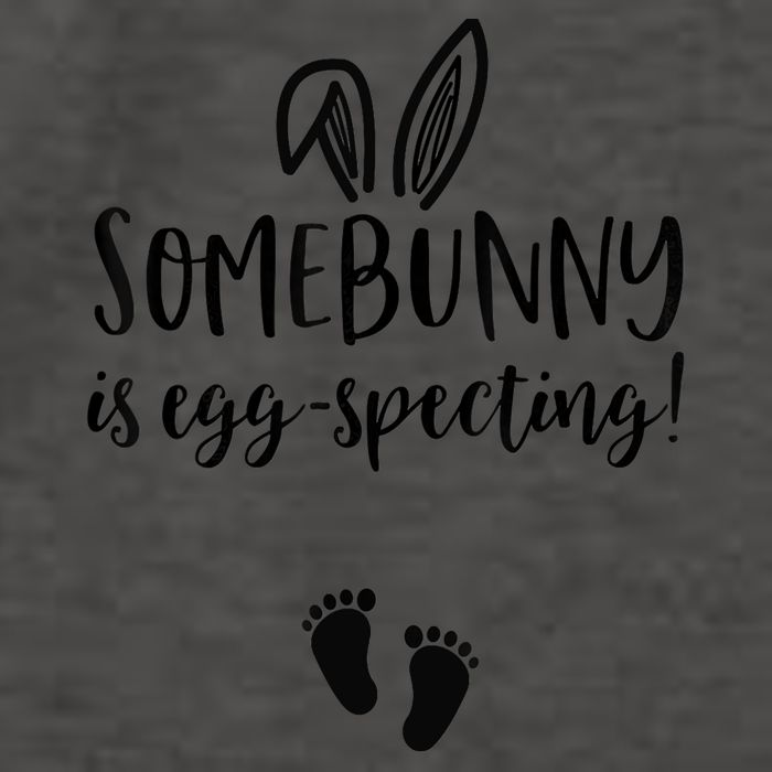 Easter Pregnancy Announcement Somebunny Is Eggspecting Vector Backpack