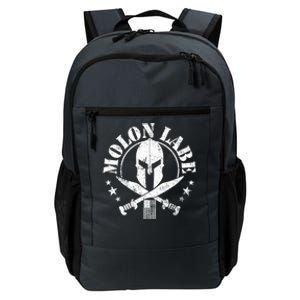 Epic Patriotic American Flag Molon Labe Spartan Military Funny Gift Daily Commute Backpack