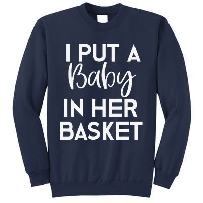 Easter Pregnancy Announcement Dad I Put A Baby In Sweatshirt