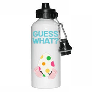 Easter Pregnancy Announcement For Gender Reveal Party Aluminum Water Bottle