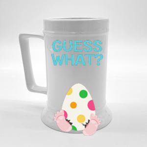 Easter Pregnancy Announcement For Gender Reveal Party Beer Stein