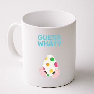 Easter Pregnancy Announcement For Gender Reveal Party Coffee Mug