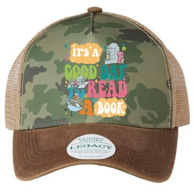 Elephant Piggie And Pigeon Its A Good Day To Read A Book Back To Scho Legacy Tie Dye Trucker Hat