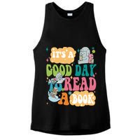 Elephant Piggie And Pigeon Its A Good Day To Read A Book Back To Scho Ladies PosiCharge Tri-Blend Wicking Tank
