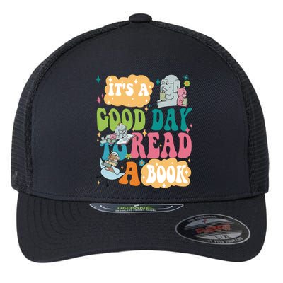 Elephant Piggie And Pigeon Its A Good Day To Read A Book Back To Scho Flexfit Unipanel Trucker Cap