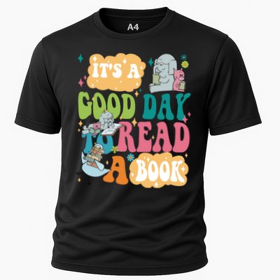 Elephant Piggie And Pigeon Its A Good Day To Read A Book Back To Scho Cooling Performance Crew T-Shirt